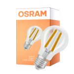 Osram Classic LED E27 Pære Filament Klar 2.2W 470lm - 840 Kald Hvit | Dimbar - Erstatter 40W