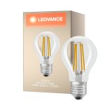 Ledvance Classic LED E27 Pære Filament Klar 5.9W 806lm - 827 Ekstra Varm Hvit | Dimbar - Erstatter 60W