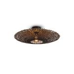 Good&Mojo Taklampe Kalimantan Bambus Svart M| Egnet for 1x E27 