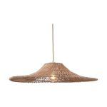 Good&Mojo Pendel Lampe Cancun Rattan Natural L | Egnet for 1x E27 
