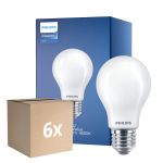 Fordelspakning 6x Philips MASTERValue LED E27 Pære matt 11.2W 1521lm - 940 kald hvit | beste fargegjengivelse - dimbar - erstatter 100W