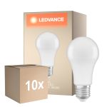 Fordelspakning 10x Ledvance Classic LED E27 Pære matt 13W 1521lm - 840 kald hvit | erstatter 100W