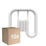 Fordelspakning 10x Ledvance DULUX-SQ LED 13W - 830 Varm Hvit | 2-Stift - Erstatter 28W