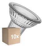 Fordelspakning 10x Ledvance LED Spot GU10 PAR16 6.9W 650lm 120D - 940 Kald Hvit | Beste Fargegjengivelse - Dimbar - Erstatter 80W
