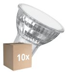 Fordelspakning 10x Ledvance LED Spot GU10 PAR16 5.6W 620lm 120D - 827 Ekstra Varm Hvit | Erstatter 80W