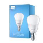 Philips Corepro LED Lustre E14 Ball matt 5W 470lm - 827 ekstra varm hvit | erstatter 40W