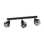 Eglo Taklampe Carlton 7 Stål Svart Kobber | IP20 - Egnet for 3x E27 
