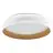 Ledvance Led-Taklampe Orbis Livia Hvit og Tre 36W 2000lm - 830 Varm Hvit | Berøringsdimmbar