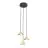 Emibig Pendel Lampe Elit Stål Svart | Egnet for 3x GX53 - Max 12W