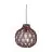 Good&Mojo Pendel Lampe Mendoza Bambus Burgundy S | Egnet for 1x E27 