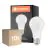 Fordelspakning 10x Ledvance Classic LED E27 Pære matt 8.5W 806lm - 827 ekstra varm hvit | erstatter 60W