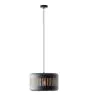 Brilliant Tyas Pendel Lampe Metall Svart Gull | 380mm - Egnet for 1x E27