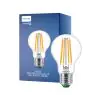 Philips MASTER LED Pære Ultra Efficient E27 Pære klar 4W 840lm - 830 varm hvit | erstatter 60W