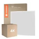 Fordelspakning 4x Ledvance LED Panel Eco 36W 3600lm - 840 Kald Hvit | 60x60cm - UGR 