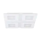 Eglo Taklampe Padrogia-Z Stål Hvit 9.7W 1170lm - 827-865 Innstillbar Hvit + RGB | IP20 - Zigbee Dimbar