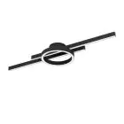 Eglo Taklampe Amandolo Stål Svart 23.5W 2850lm - 827-865 Innstillbar Hvit + RGB | Dimbar