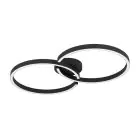 Eglo Taklampe Amandolo Stål Svart 19.5W 2400lm - 827-865 Innstillbar Hvit + RGB | Dimbar