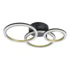 Eglo Taklampe Calliera Stål Svart, Messing 20W 2500lm - 830 Varm Hvit | Dimbar